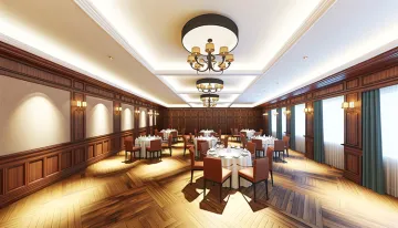 An elegant restaurant setting