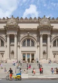 view of Met museum